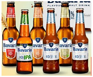 PIWO BAVARIA 300ML 0% ZIELONE JABŁKO (6 SZT)!!