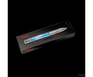 Ołówek automatyczny Pentel 0,7 mm GRAPHGEAR 300 transparentny błękitny PG317-TSX