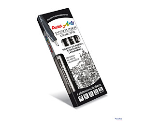 Cienkopis kalibrowany POINTLINER czarny S20P-1A PENTEL