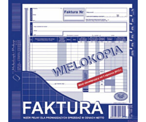 102-2E Faktura VAT MICHALCZYK&PROKOP 2/3 A4 80 kartek