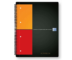 Kołonotatnik A4 80 kartek, linia / tagi, INTERNATIONAL ACTIVEBOOK, OXFORD, 100102994
