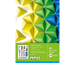 PAPIER KOLOROWY A5 10K 80G CREATINIO