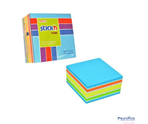 Bloczek STICK"N 76x76mm 400k mix niebieski/zielony 21538
