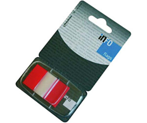 ZAKŁADKI INDEKSUJĄCE DALPO 25X43MM TRANSPARENT CZERWONA 772874