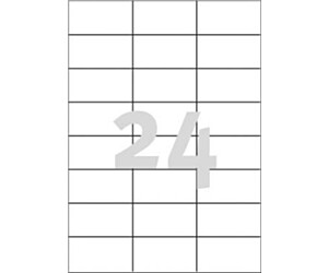 ETYKIETA AVERY ZWECKFORM 3474 70X37MM 100 ARKUSZY