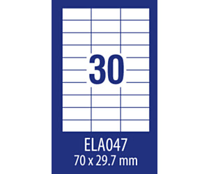 Etykiety uniwersalne ELA023 105 x 74 100 ark. Economy Europe100 by Avery Zweckform
