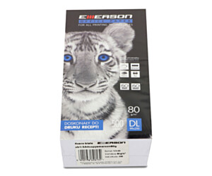 Papier receptowy 1/3 A4 Emerson TIGER 80g ryza=500arkuszy xb1/3A4copyemerson80g 