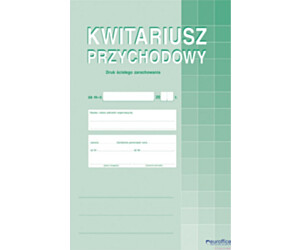 400-1 Kwitariusz przychodowy A4 30 kartek MICHALCZYK I PROKOP