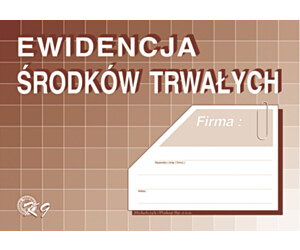 DP EWIDENCJA ŚRODKÓW TRWAŁYCH A4 K09 DRUK