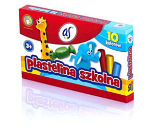PLASTELINA SZKOLNA AS 10 KOLORÓW