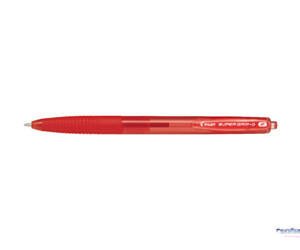 Długopis olejowy automatyczny PILOT SUPER GRIP czerwony BPGG-8R-F-RR