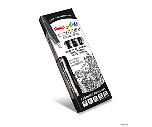 Cienkopis kalibrowany POINTLINER czarny S20P-5A PENTEL