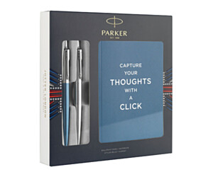 ZESTAW PARKER JOTTER DŁUGOPIS + OŁÓWEK STALOWY CT + NOTES