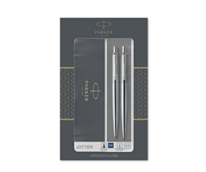 ZESTAW PARKER JOTTER DŁUGOPIS+OŁÓWEK STALOWY CT