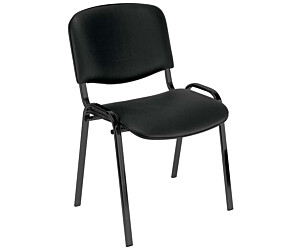 KRZESŁO STACJONARNE ISO BLACK V-04 CZARNE