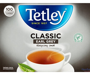 Herbata TETLEY EARL GREY czarna 100 saszetek