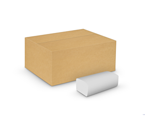 Ręczniki ZZ papierowe składane celuloza, 2 warstwy, biały, V-Fold 2800 listków (20szt) VELVET PROFESSIONAL No Name 5600049