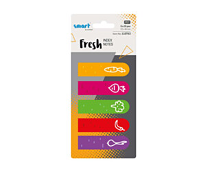 ZAKŁADKI INDEKSUJĄCE SMART 12X45MM PET FRESH 5X25 SZT. WEGE
