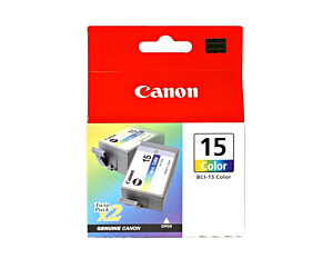 Tusze Canon BCI15C do I-70 | 2 x 100 str | CMY