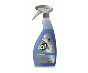 PŁYN DO SZYB CIF 750ML SPRAY PROFESSIONAL GLASS&MULTI SURFACE PRO FORMULA