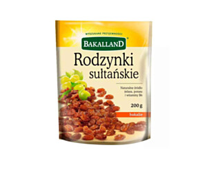 RODZYNKI SUŁTAŃSKIE BAKALLAND 200G 