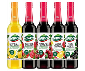 Syrop ŁOWICZ malina z cytryną 400ml 1szt.