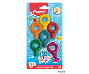 Kredki BABY COLORPEPS EARLY AGE 6 szt. Maped 863806