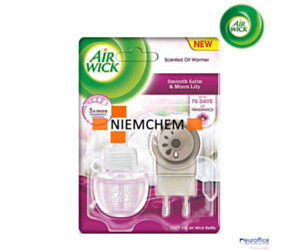 AIR WICK odświeżacz Elektryczny Księżycowa Lilia Otulona Satyną komplet 19 ml