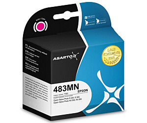 Tusz Asarto do Epson 483MN | C13T04834010 | 450 str. | magenta