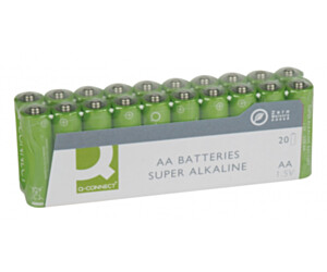 Baterie super-alkaliczne Q-CONNECT AA, LR06, 1,5V, 20szt. KF10848