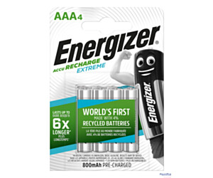 Bateria akumulatorek ENERGIZER HR3 AAA (4szt) 800mAh