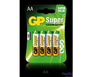 Baterie alkaliczna GP SUPER LR6/AA (4szt) 1,5V GPPCA15AS015