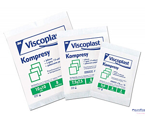Jałowe kompresy gazowe VISCOPLAST