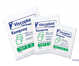 Jałowe kompresy gazowe VISCOPLAST