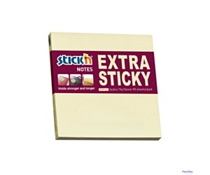 Notes sam.EXTRA STICKY 76x76 Żółty pastel 90 kartek STICK_N 21660