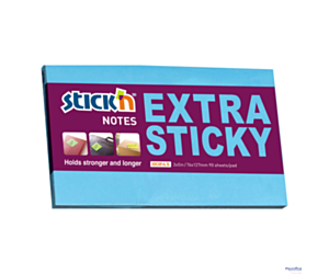 Notes sam.EXTRA STICKY 76X127 niebieski neon 90 kartek STICK_N 21677
