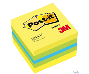 Mini Kostka samoprzylepna POST-IT (2051L), 51x51mm, 1x400 kart., cytrynowa UU009543115 3M