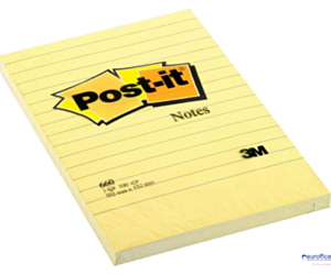 Bloczek samoprzylepny POST-IT_ w linię (660)