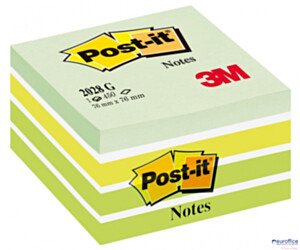 Bloczek 3M POST-IT 2028-G 76x76mm zielony 450k FT510093238
