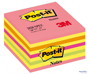 Bloczek 3M POST-IT 2028-NP 76x76mm różowy 450k FT510093204