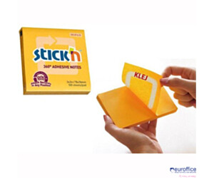 Bloczek STICK"N 76x76mm 360stopni ciemnożółty 21551