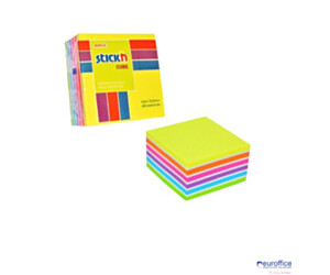 Bloczek STICK"N 76x76mm 400k mix neonowy 6 kolorów 21539