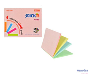 Bloczek STICK"N MAGIC PAD 76x101mm pastele mix kolorów 21575