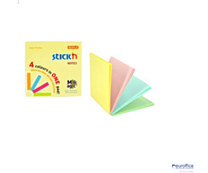 Bloczek STICK"N MAGIC PAD 76x76mm pastel mix kolorów 21574