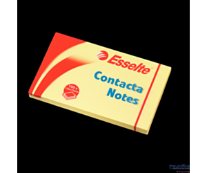 Bloczki samoprzylepne ESSELTE 75x125mm żółte 100k 83001