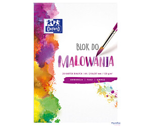 Blok do malowania OXFORD A4 20k 120G biały 400093194