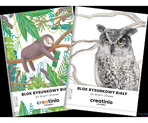 Blok rysunkowy Top 2000 Creatinio A3 20 kartek 90 g biały 400176664