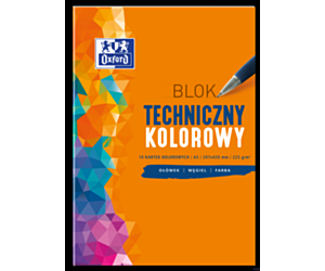Blok techniczny OXFORD A3 10k 225G kolor 400093234