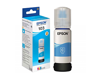 Butelka z tuszem Epson T103 do L31xx | 65ml | cyan