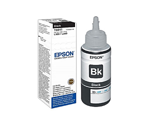 Butelka z tuszem Epson T6641 do L-100/200/210/300/355/550  | 70ml | black